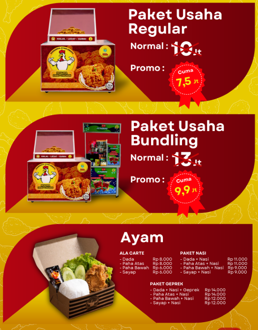 Paket Usaha harga